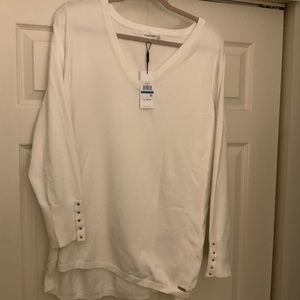 Women’s white sweater Xl Calvin Klein